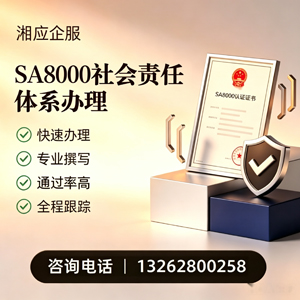 德州SA8000社会责任体系认证服务